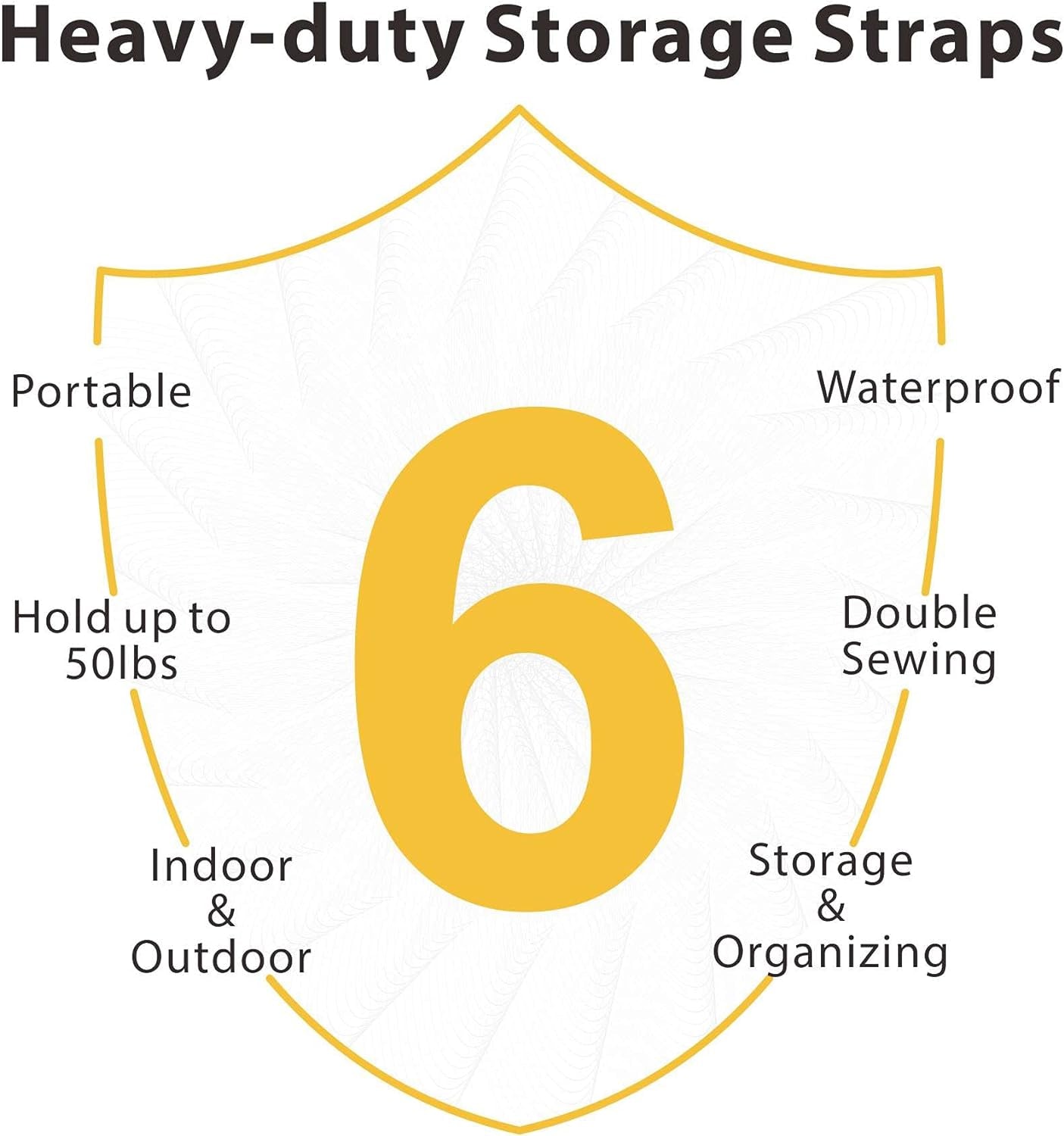 2 Pack 28" Extension Cord Storage Straps with Carrying Handle | Heavy-Duty Hook and Loop Straps Fit Extension Cord, Garden Water Hoses and Garage Tool