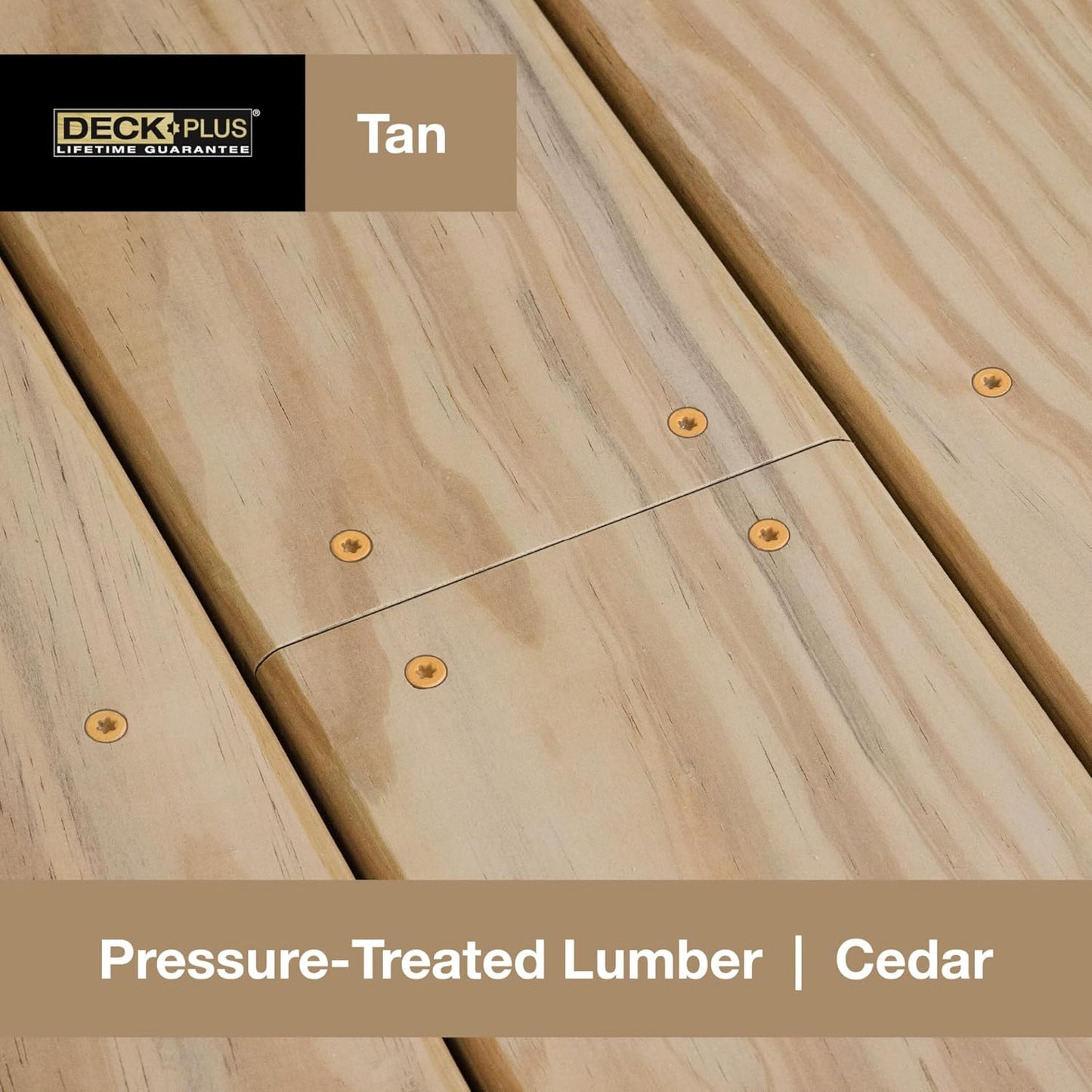 Deck Screws, #10 X 2-1/2In, 365 Pieces,5 Lb Box, Tan | Epoxy Coated Exterior Wood and Fence Screws,Star Drive with Included Coarse Thread T25 Bit Included , Outdoor Rust Resistant