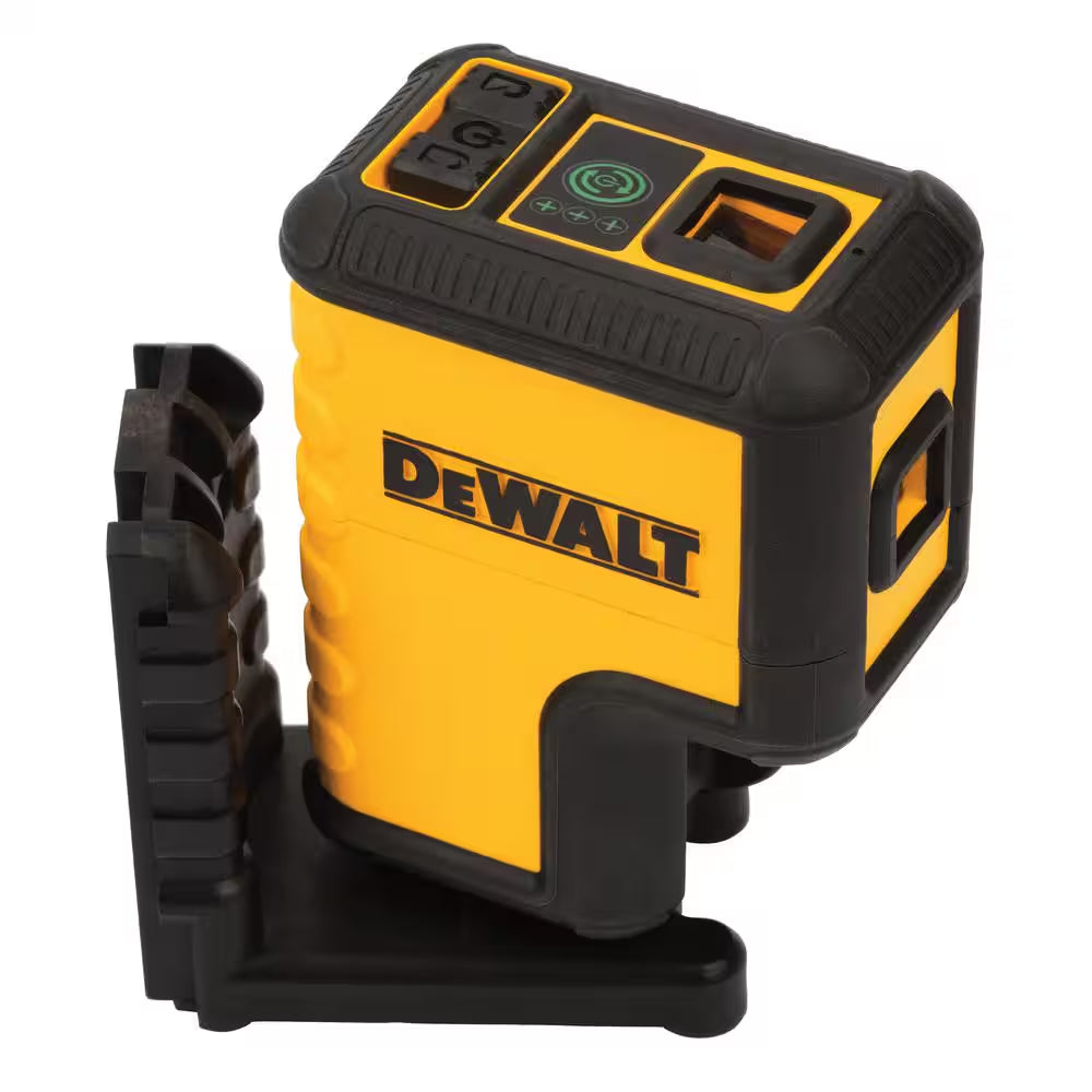 120 Ft. Green Self-Leveling 3-Spot Laser Level with (2) AA Batteries & Case