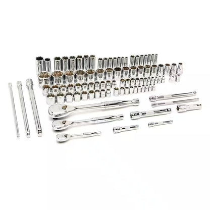 120XP 1/4 In., 3/8 In., 1/2 In. Drive Standard and Deep Sae/Metric Mechanics Tool Set in EVA Tray (94-Piece)
