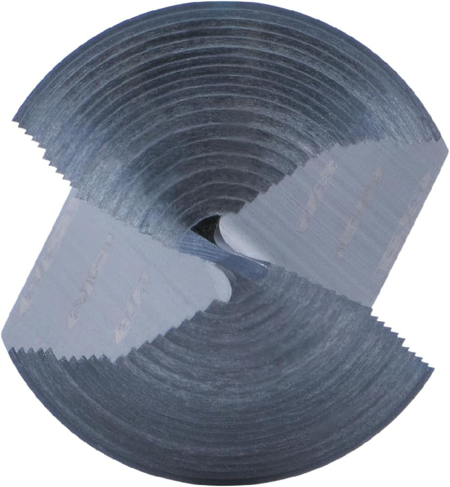 Klein Tools KTSB15 Step Drill Bit #15 Double Fluted 7/8 to 1-3/8-Inch with Easy-To-Read Step Markings and Targets, 3/8-Inch Hex Shank