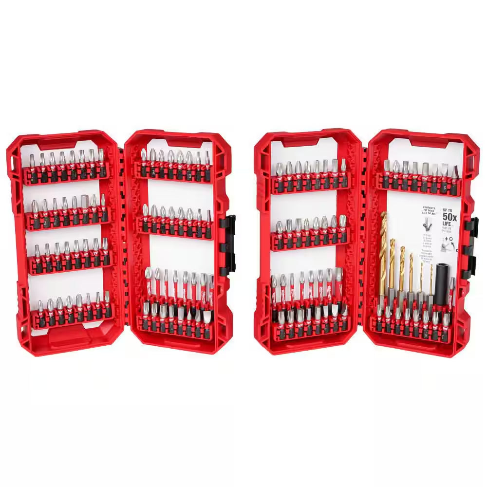 SHOCKWAVE Impact Duty Alloy Steel Screw Driver Bit Set (120-Piece)