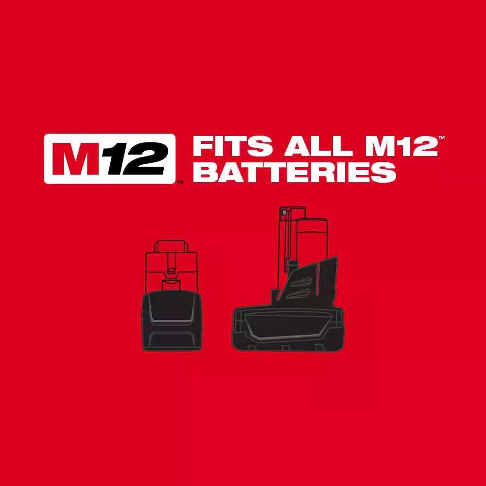 M12 12V Lithium-Ion Cordless 3/8 In. Ratchet Kit with One 1.5 Ah Battery, Charger and Tool Bag