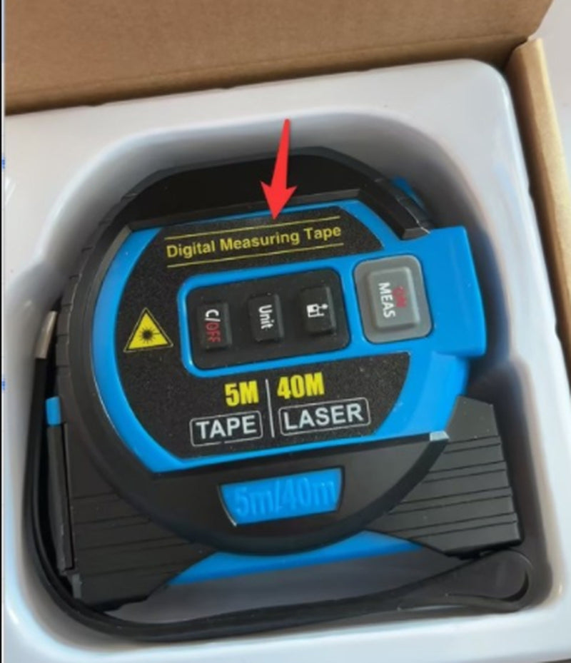 3 in 1 Laser Tape Measure Rangefinder 5M Tape Ruler Infrared High-Precision Intelligent Electronic Ruler Building Distance Meter