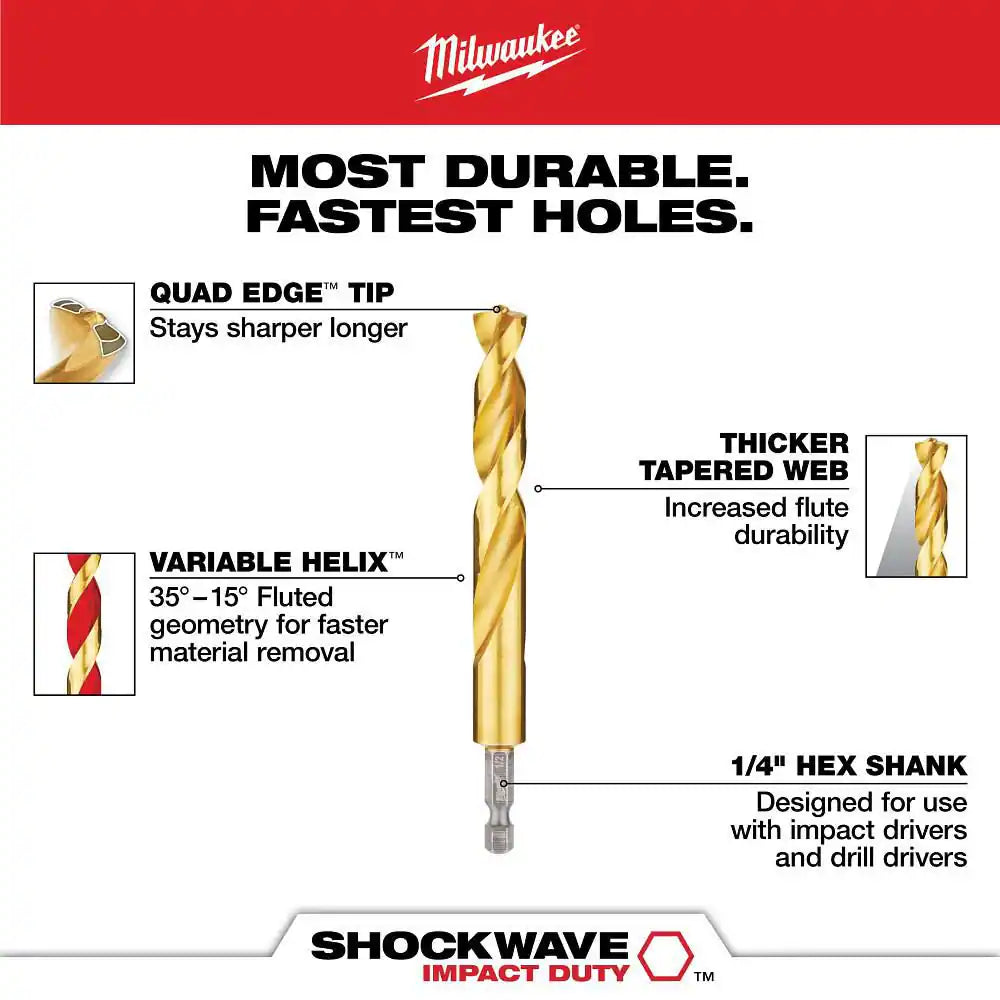 SHOCKWAVE Impact Duty Alloy Steel Screw Driver Bit Set (120-Piece)