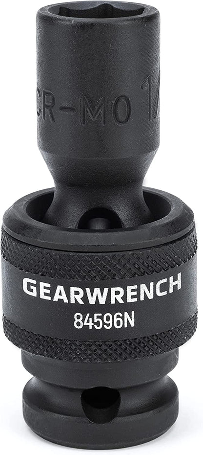 GEARWRENCH 13 Pc. 1/2" Drive 6 Pt. Standard Universal Impact Socket Set, SAE - 84938N