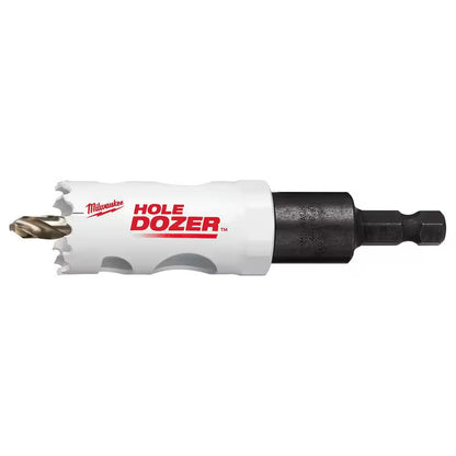 1 In. Hole Dozer Bi-Metal Hole Saw with 3/8 In. Arbor & Pilot Bit