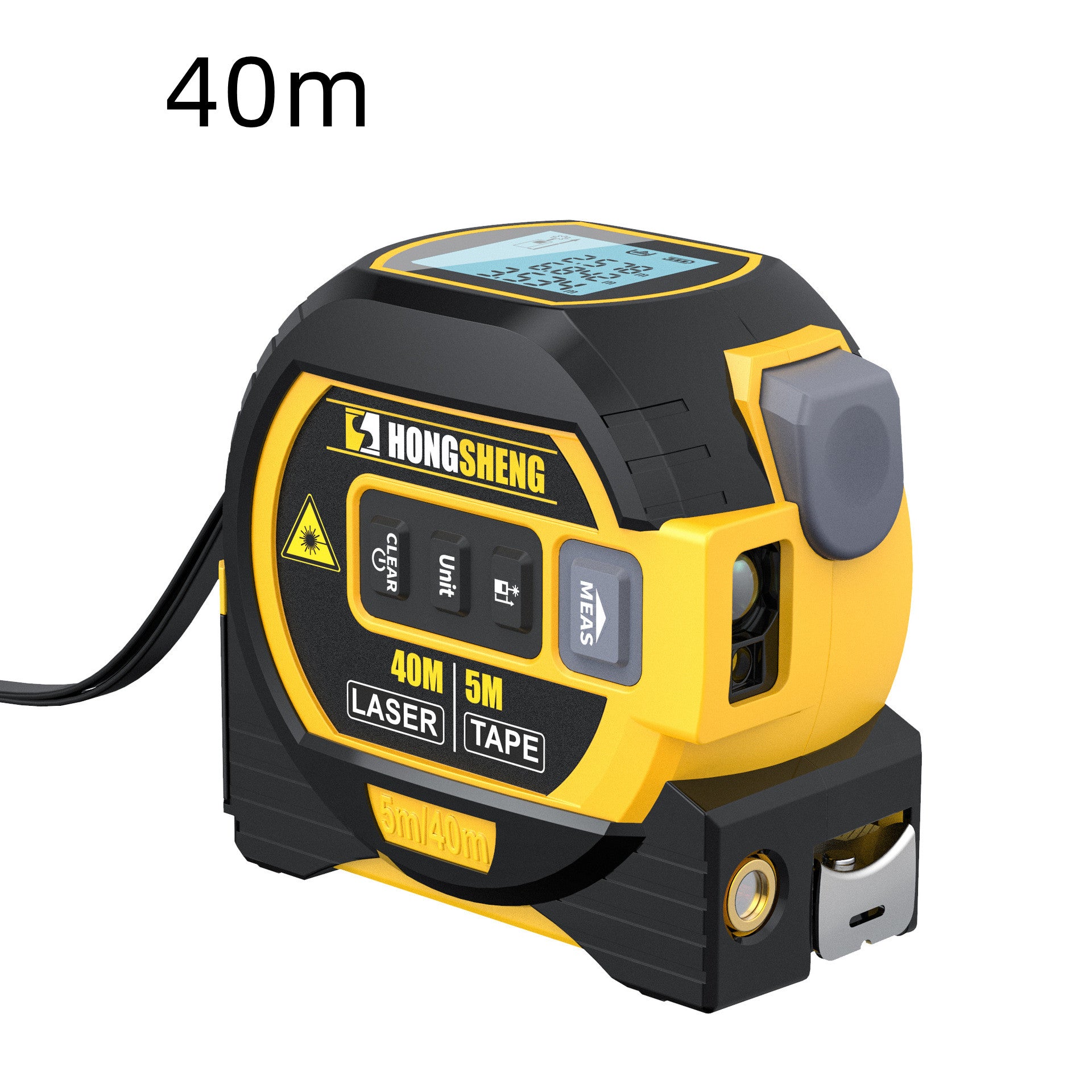 3 in 1 Laser Tape Measure Rangefinder 5M Tape Ruler Infrared High-Precision Intelligent Electronic Ruler Building Distance Meter