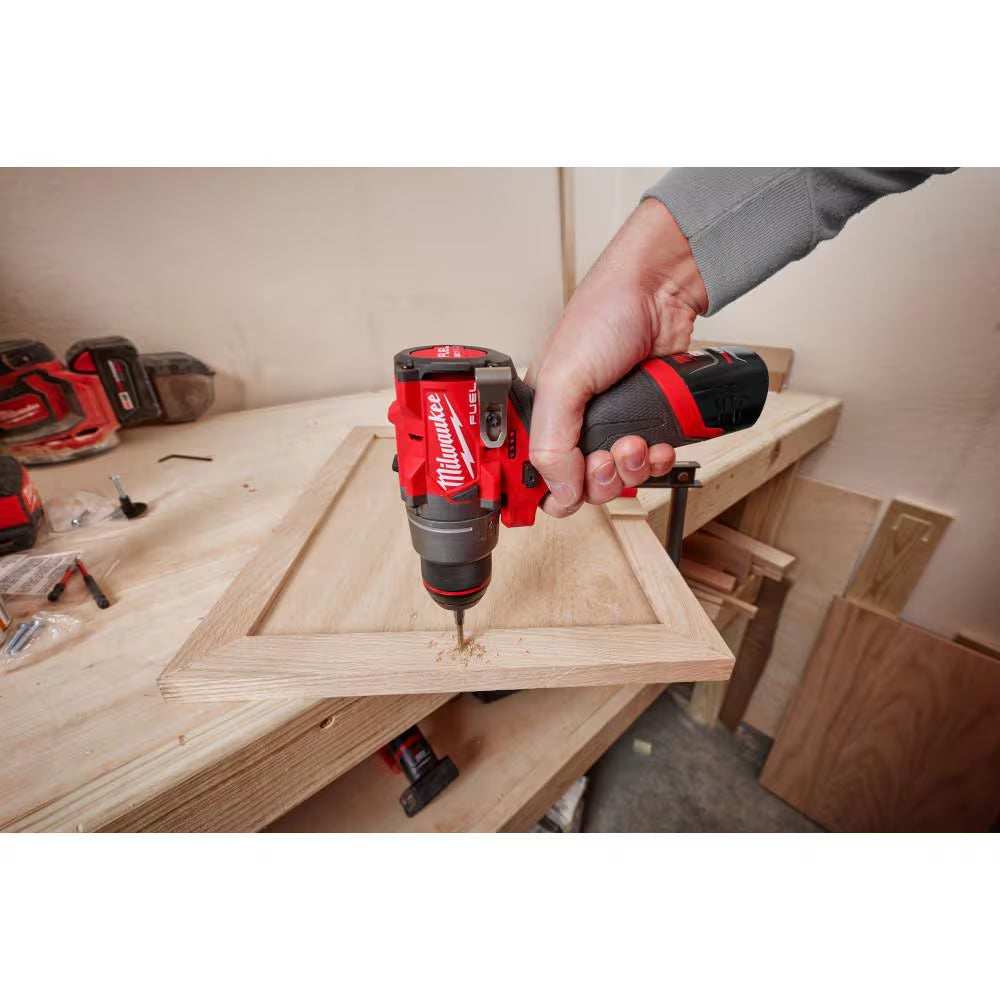M12 FUEL 12-Volt Li-Ion Brushless Cordless Hammer Drill and Impact Driver Combo Kit (2-Tool) with M12 Multi-Tool