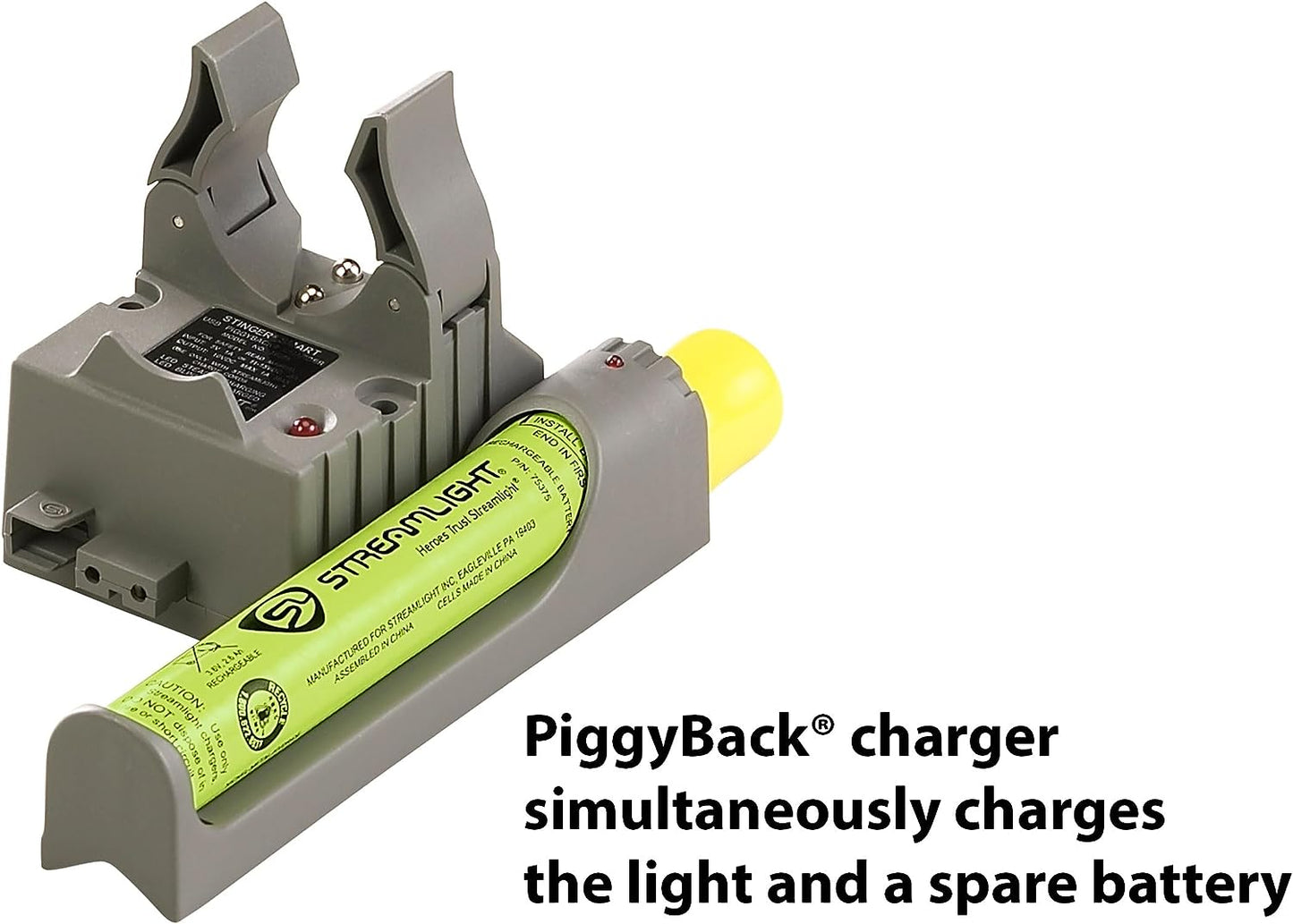 Streamlight 75458 Stinger DS LED HL Flashlight, Black