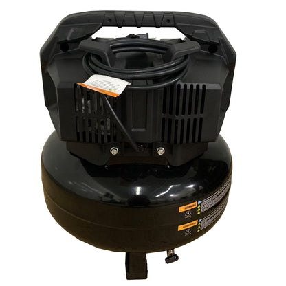 Black 150 PSI Oil-Free Pancake Air Compressor 6 Gal