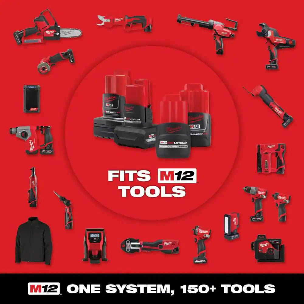 M12 FUEL 12-Volt Lithium-Ion Brushless Cordless 16-Gauge Variable Speed Nibbler with 4.0 Ah Battery Charger