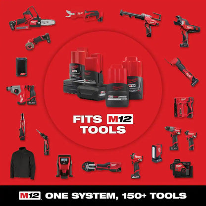 M12 FUEL 12-Volt Lithium-Ion Brushless Cordless 16-Gauge Variable Speed Nibbler with 4.0 Ah Battery Charger