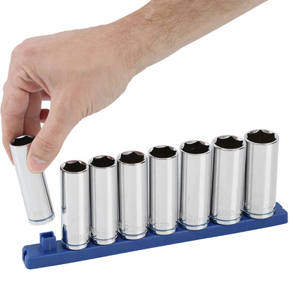 9-Piece,1/2-Inch Drive Deep Metric Socket Set, 5834