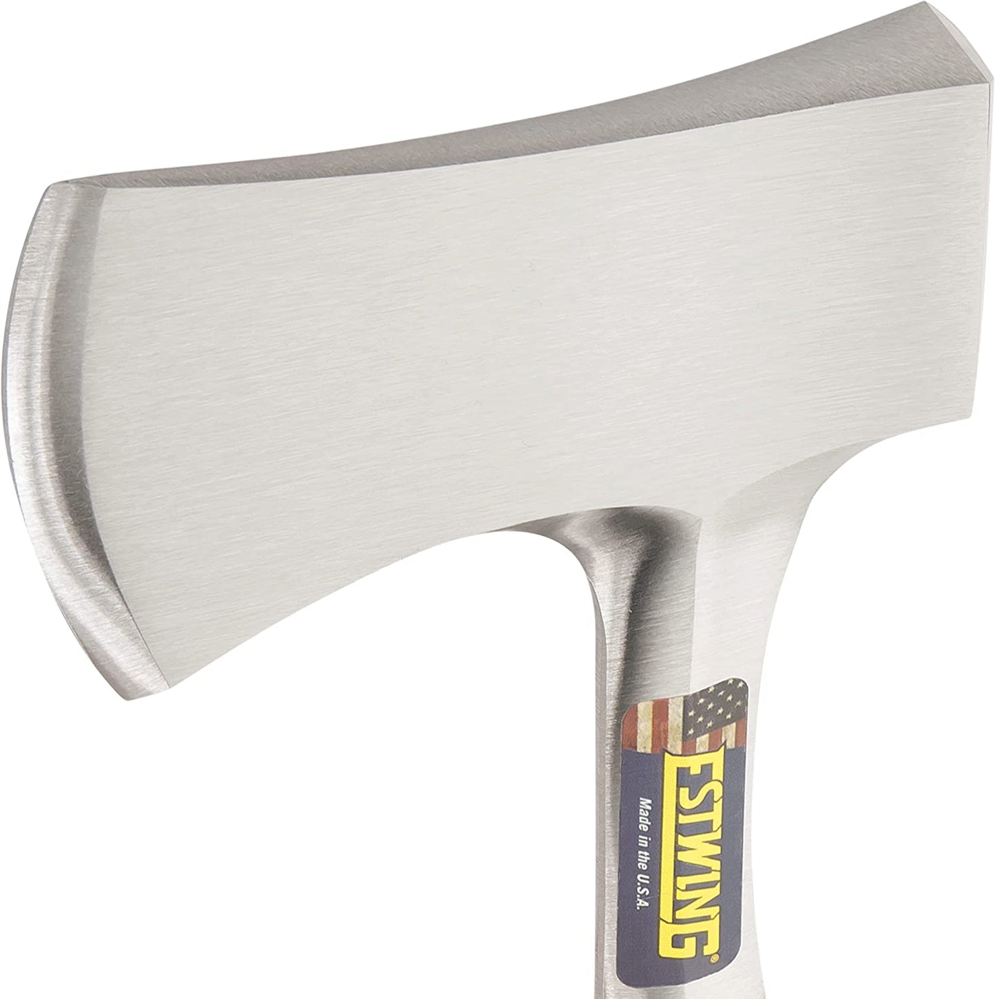 Sportsman'S Axe - 12" USA Made Camping Hatchet with Forged Steel Construction & Genuine Leather Grip - E14A | Made in USA, Compact & Versatile, Genuine Leather Grip, Forged in One Piece, Heavy Duty Sheath