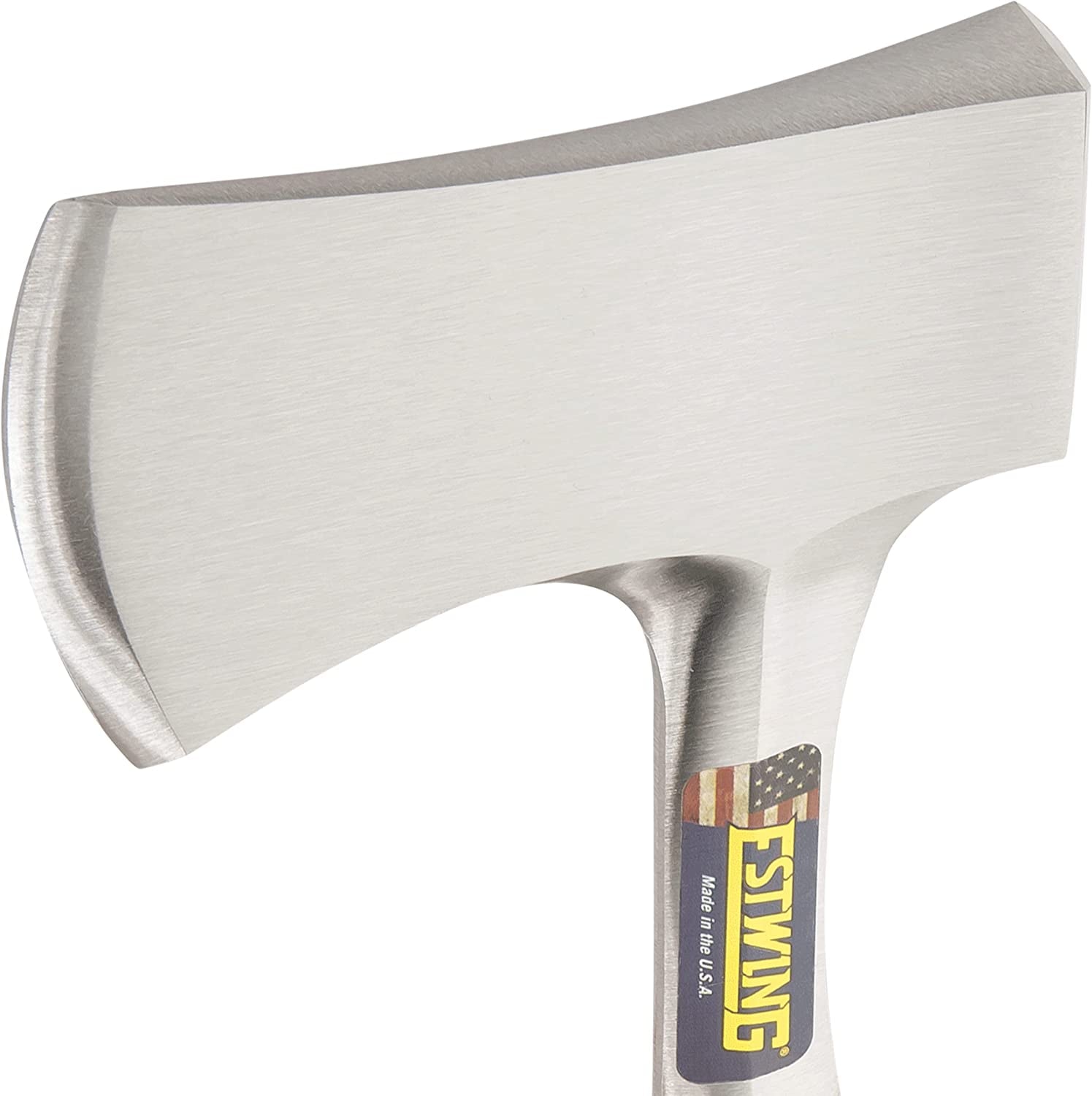 Sportsman'S Axe - 12" USA Made Camping Hatchet with Forged Steel Construction & Genuine Leather Grip - E14A | Made in USA, Compact & Versatile, Genuine Leather Grip, Forged in One Piece, Heavy Duty Sheath