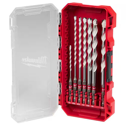 SHOCKWAVE Carbide Multi-Material Drill Percussion Bit Set (7-Piece)