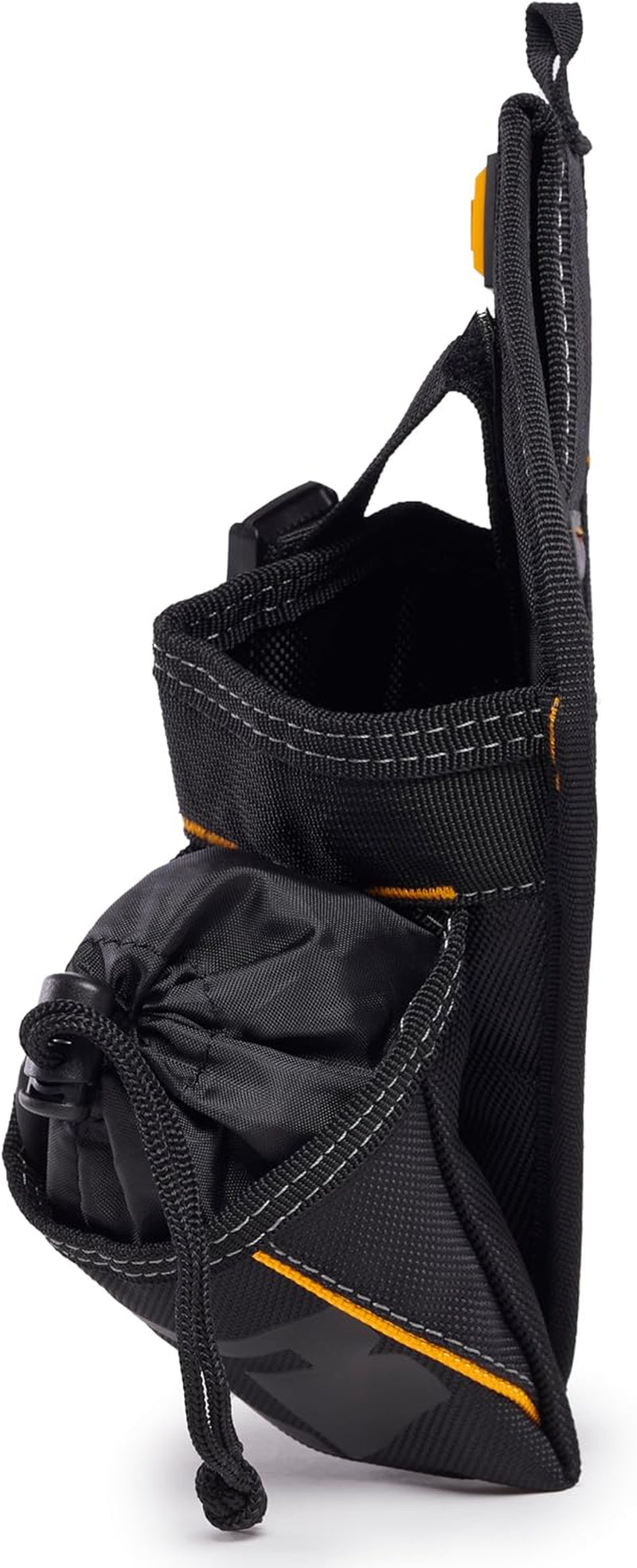 - Drill Holster, Adjustable Safety Strap & Bit Pockets, TB-220-B | Cliptech Hub Included, Adjustable Drill Strap, Bit Storage Pockets, 1680D Construction, Secure Access, Jobsite Ready