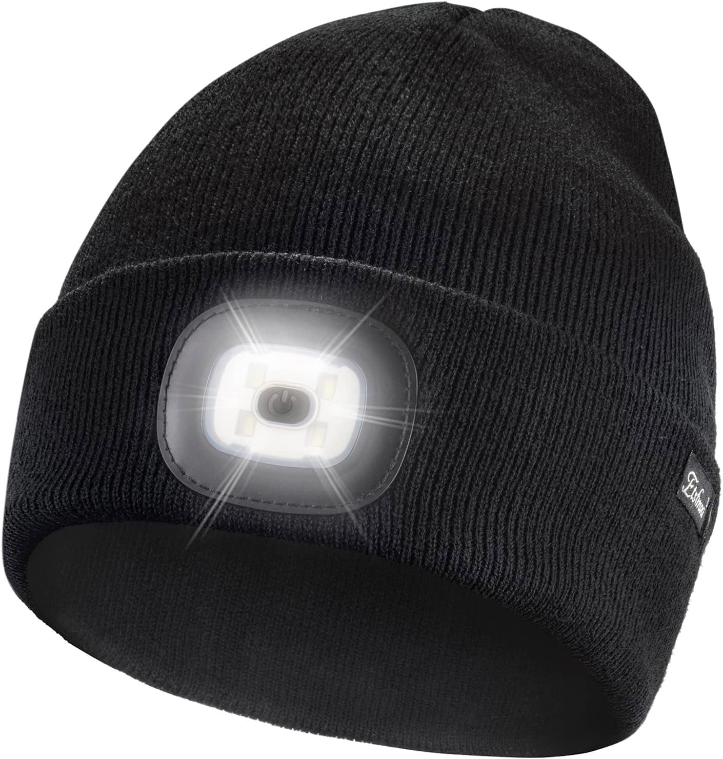 Unisex Beanie with the Light, Gifts for Men Dad Father Winter Caps | Hands Free Lighted Hat,Soft Warm and Comfortable , Ideal for Walking the Dog and Working Outdoors at Night