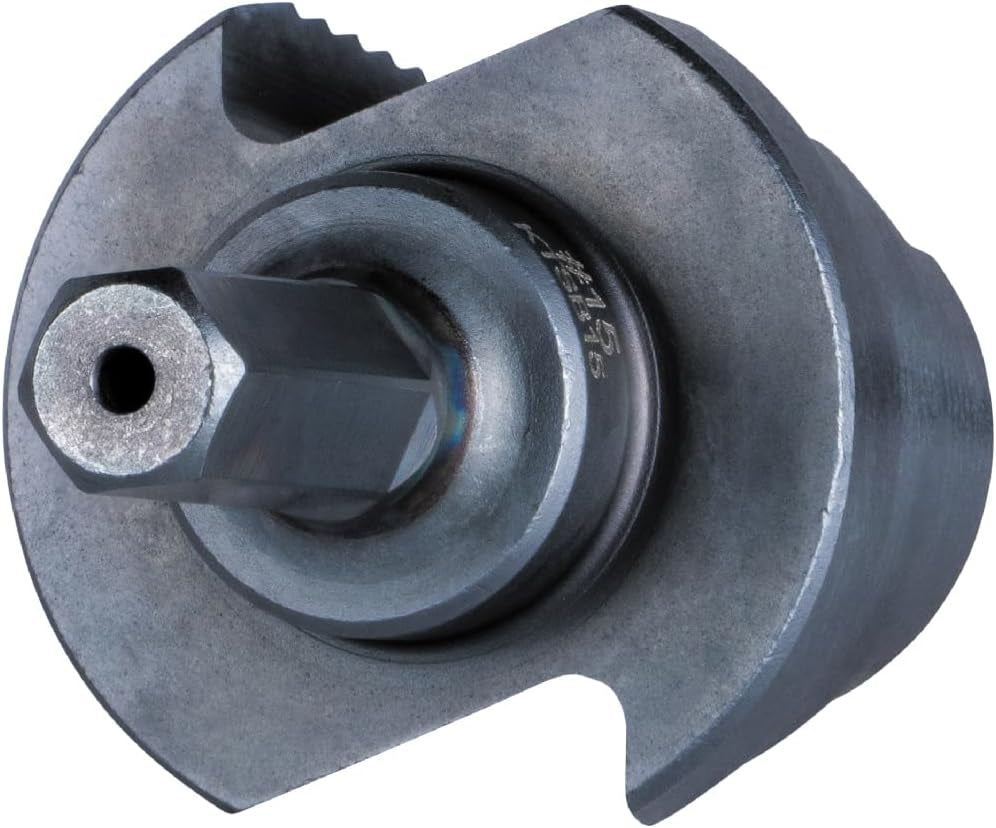 Klein Tools KTSB15 Step Drill Bit #15 Double Fluted 7/8 to 1-3/8-Inch with Easy-To-Read Step Markings and Targets, 3/8-Inch Hex Shank