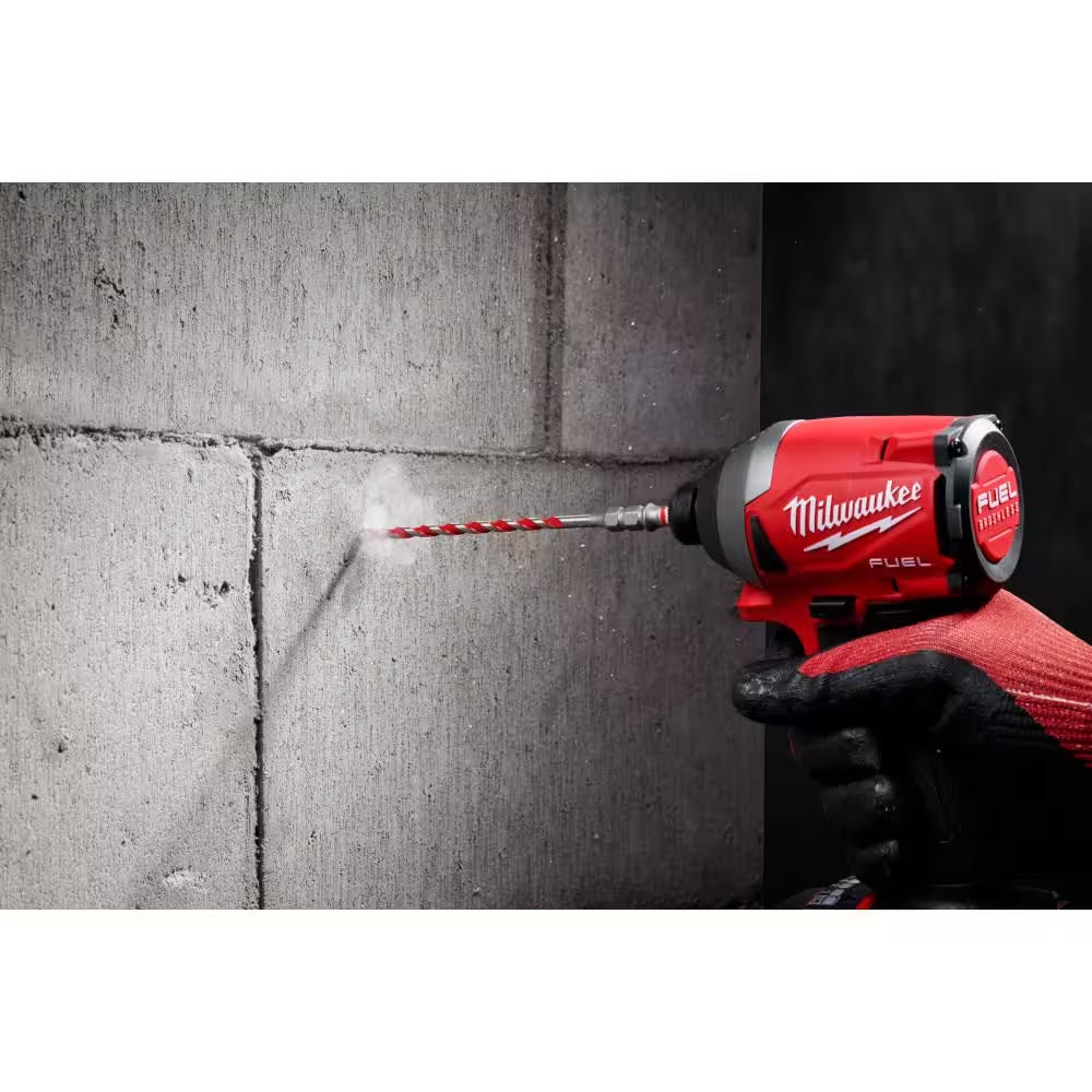 Carbide Hammer Drill Concrete Screw Installation Kit (7-Piece)