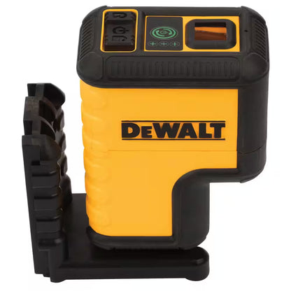 120 Ft. Green Self-Leveling 3-Spot Laser Level with (2) AA Batteries & Case