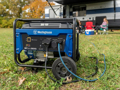 4650 Peak Watt RV Ready Outlet, Gas Powered Portable Generator with CO Sensor