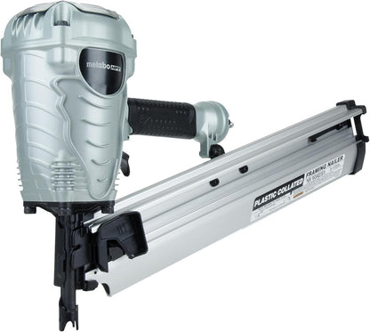 Metabo HPT Framing Nailer, Pro-Preferred Power Nailer for Flooring, Roof Decking, and More, Lightweight 7.5 Lbs Framing Tool for 21° 2" to 3-1/2" Plastic Collated Nails, NR90AES1 | Pro-Preferred Lightweight 7.5 Lbs Power Tool, Roof Decking and Flooring Use, Drives 2 to 3.5 Inch Nails